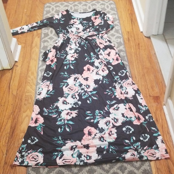 Flower print maxi dress, brand new - Picture 2 of 2